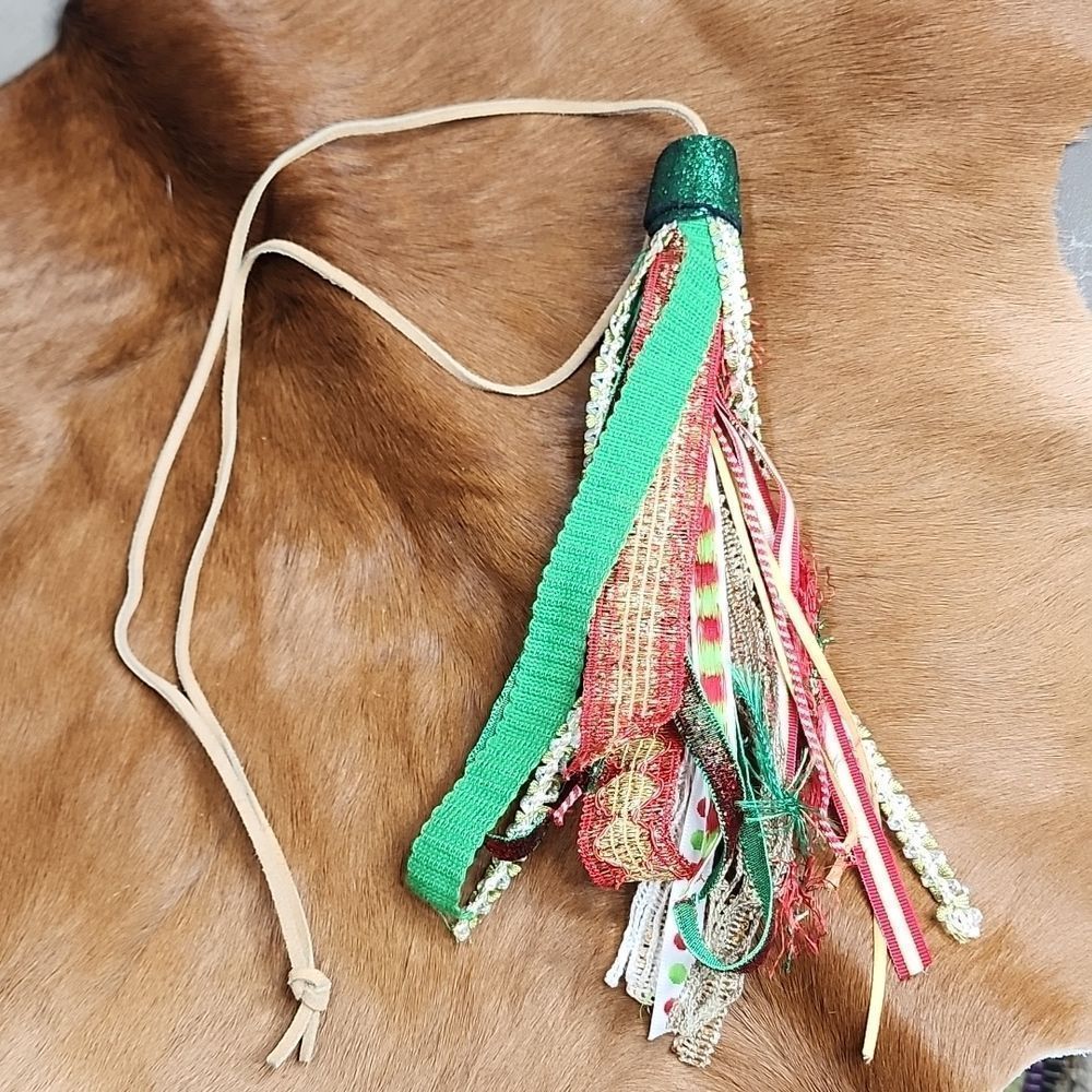 Handmade Tassel Necklace Holiday Bold